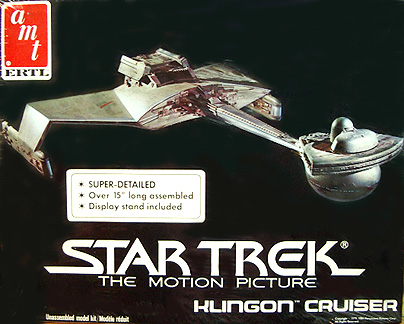 Original 1984 "Star Trek" Klingon Cruiser Kit (AMT Ertl)