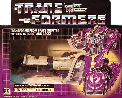 Original Transformers "Astrotrain" Robot G1 (Hasbro) *SOLD*