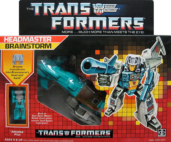 Original Transformers "Brainstorm" Headmaster Robot G1 *SOLD*