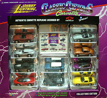 Classic Customs Corvette Collectors Set (Johnny Lightning)