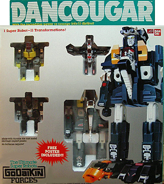 Original Godaikin "Dancougar" Transforming Robot (Bandai) *SOLD*