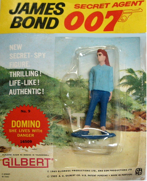 Original 1965 James Bond "Domino" Action Figure (Gilbert)