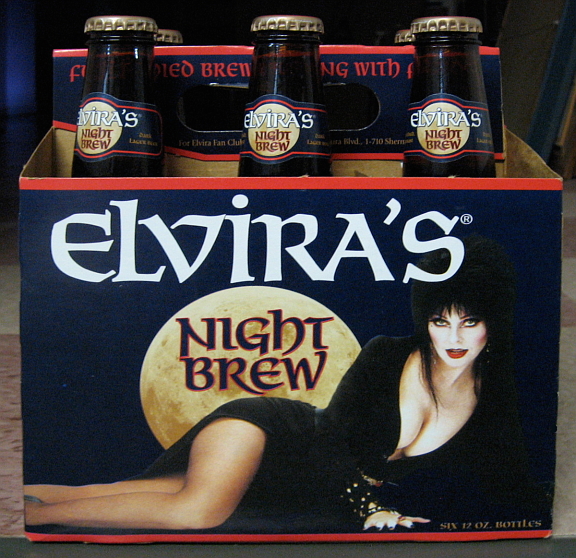 Elvira's Night Brew Beer - UNOPENED SIX-PACK!! *SOLD*
