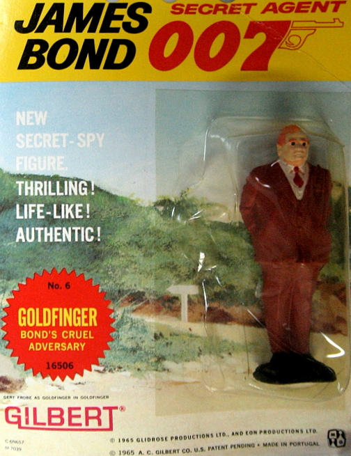 Original 1965 James Bond "Goldfinger" Action Figure (Gilbert)