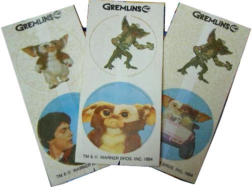Original "Gremlins" Movie Sticker Sheets (Warner Brothers)