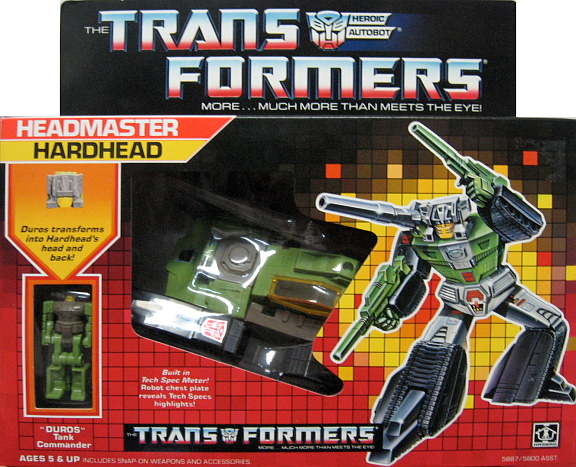 Original Transformers "Hardhead" Headmaster Robot G1 *SOLD*