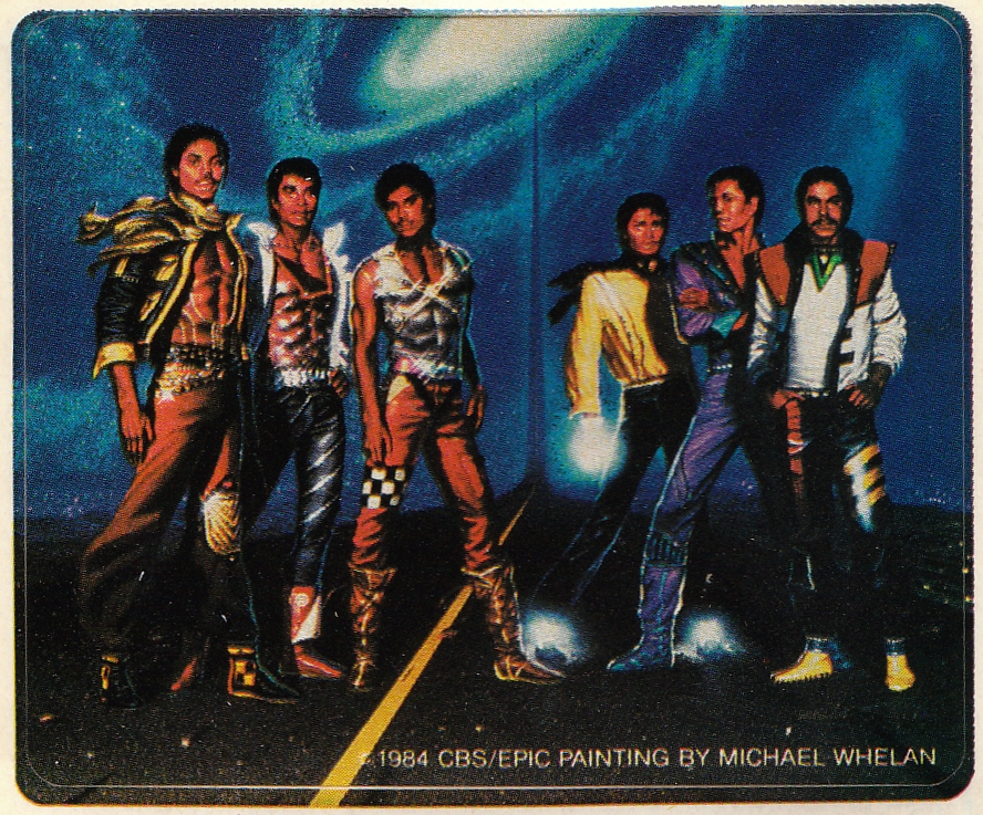 1984 Michael Jackson "Victory" Kellogg's Cereal Inserts