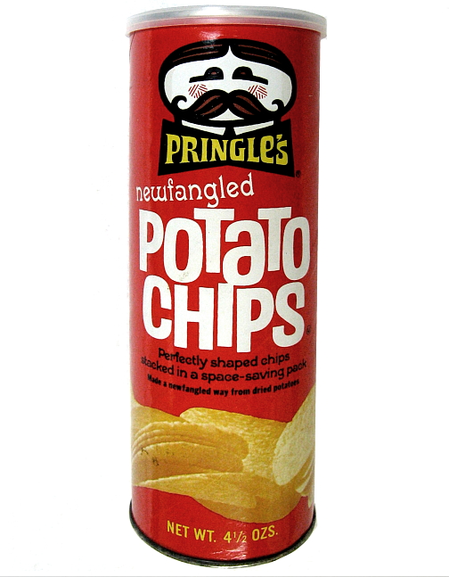 Original 1968 "Pringle's" Potato Chip Can *SOLD*