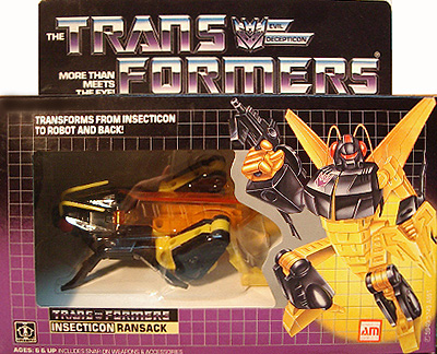 Original Transformers Insecticon "Ransack" Robot G1 *SOLD*