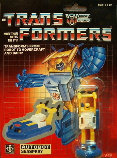 Original Transformers "Seaspray" Robot Hovercraft G1 *SOLD*