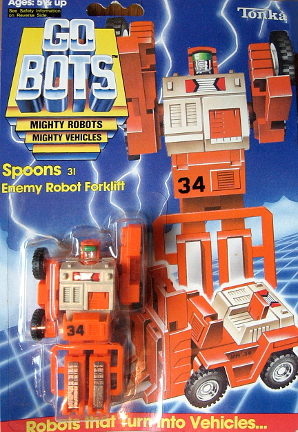 GoBots "Spoons" Transforming Robot (Tonka) *SOLD*