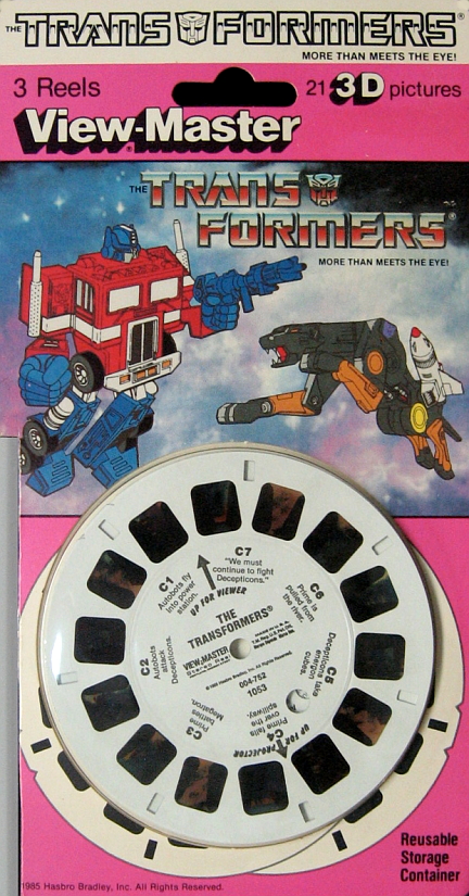 Original Transformers 1985 View-Master 3-Reel Set G1 *SOLD*