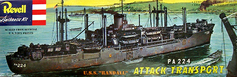 Attack Transport USS "Randall" Kit (Revell) *SOLD*